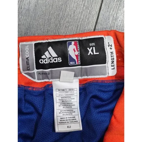 Adidas NBA New York Knicks Basketball Shorts Blue XL A004292 - Picture 6 of 11